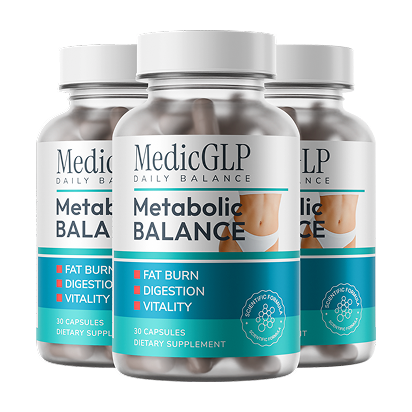 Flacon du complément alimentaire MedicGLP